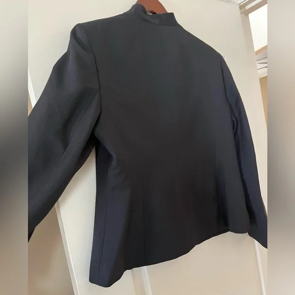 Kasper Rich Black One Button Blazer Women’s Size 12 - Picture 7 of 16